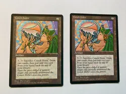2x 1994 MTG Magic the Gathering Fallen Empires Conch Horn Light Play (LP) - Image 1