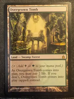 Overgrown Tomb - Ravnica: City of Guilds (MTG) - Image 1