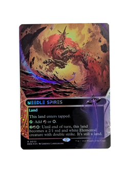 Needle Spires R 0030 Borderless FOIL MTG Edge Of Eternities EOS EN NM/M - Image 1