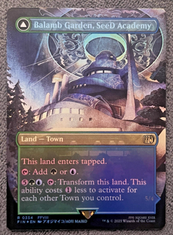 Balamb Garden SeeD Academy #354 BORDERLESS NM/M Final Fantasy MTG Magic Rare - Image 1