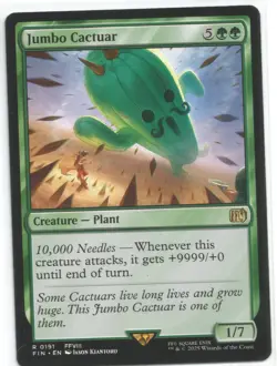 Jumbo Cactuar - 191 - Final Fantasy - MTG - NM - ENG - Image 1