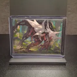 MTG Vorinclex, Monstrous Raider Art Card 54/81 Gold-Stamped Signature - Image 1