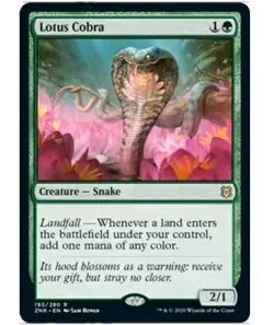 Lotus Cobra #193 , Zendikar Rising - MTG Englisch - NM - Image 1