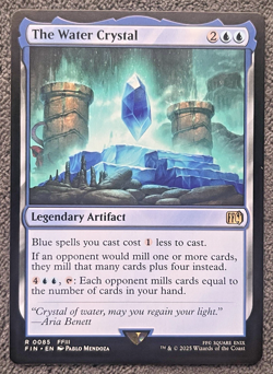 The Water Crystal Rare MtG Card FIN 85 Final Fantasy - Image 1