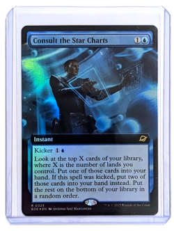Consult the Star Charts R 0325 Extended Art FOIL MTG Edge Of Eternities EOE NM/M - Image 3