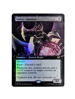 Sunset Saboteur R 0334 Extended Art FOIL MTG Edge Of Eternities EOE EN NM/M - Image 1