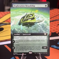Exploration Broodship Extended Art Rare Edge of Eternities Commander EOC 034 MTG - Image 1