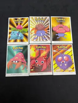 POKEMON - LOT DE 6 CARTES - DUNKIN BOOMER 2000 - TRES BON ETAT - Image 1
