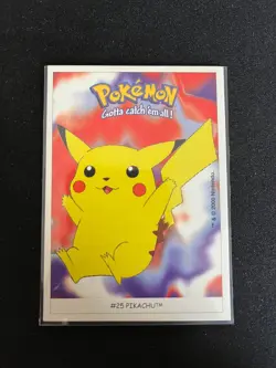 CARTE POKEMON - DUNKIN BOOMER 2000 - PIKACHU #25 - TRES BON ETAT - Image 1