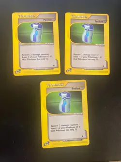 3x Pokemon Potion Trainer 156/165 Expedition Base Set MP - Image 1