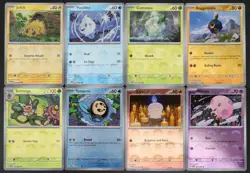 Pokemon Black Bolt & White Flare Poke Ball Reverse Holo Cards Lot Qty 8 - Image 1