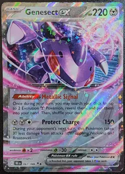 Genesect EX 067/086 Pokemon TCG: S&V: Black Bolt Holo - Double Rare - Image 1