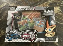 Pokemon Black Bolt & White Flare Victini Illustration Collection - IN HAND!! - Image 1