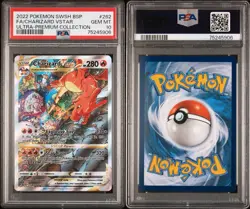 Pokemon Charizard VSTAR Ultra-Premium Coll. Full Alt Art Promo SWSH262 PSA 10 - Image 3