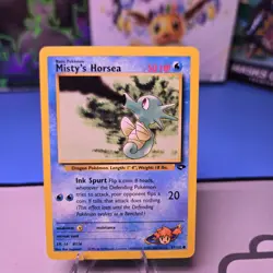 1st Edition Misty’s Horsea 87/132 - Gym Challenge - Near Mint Pokemon - Image 1