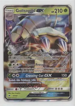 Golisopod GX Pokemon Sun & Moon Burning Shadows #17 0d7t - Image 1
