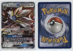 Solgaleo GX Pokemon Sun & Moon Black Star Promo #SM16 0d7t - Image 3