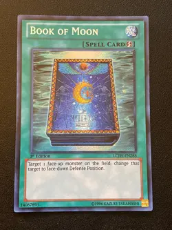 Yugioh Book Of Moon LCJW-EN288 Secret Rare 1st Edition NM - Image 1
