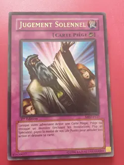 Carte YuGiOh ultra rare jugement solennel mrd-f127 solemn judgment 🇨🇵 mrd-127 - Image 1