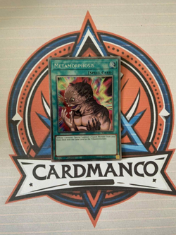 RA04-EN123 Metamorphosis Platinum Secret Rare YuGiOh Goat PCR EU Print - Image 1