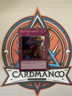 Trap Dustshoot Platinum Secret Rare 1st Edition RA04-EN121 YuGiOh PCR EU Print - Image 1