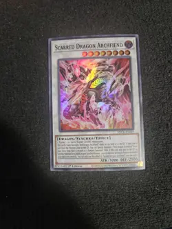 1X Scarred Dragon Archfiend - SDCK-EN049 - Super Rare 1st Edition - Yugioh - Image 1