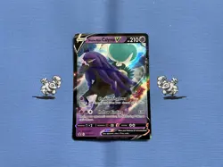 Pokemon TCG Shadow Rider Calyrex V SWSH131 Promo (NM) Holo Half Art Pokemon Card - Image 1