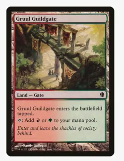 Gruul Guildgate #294 Commander Magic Card In Protective Sleeve - Image 1