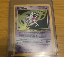 Mr. Mime 6/64 Jungle Holo Pokemon TCG Pokemon Card - Image 1