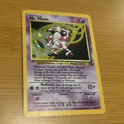 Mr. Mime 6/64 Jungle Holo Pokemon TCG Pokemon Card - Image 2