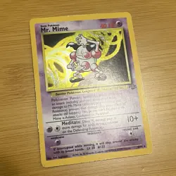 Mr. Mime 6/64 Jungle Holo Pokemon TCG Pokemon Card - Image 4