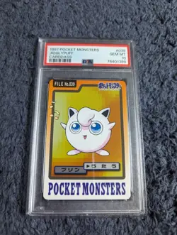 PSA 10 Pokemon Carddass Pudding Card Collectible Authentic Rare - Image 1