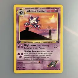 Pokemon Card SABRINA'S HAUNTER 55/132 Gym Challenge 1st edition - Near MInt - Image 1