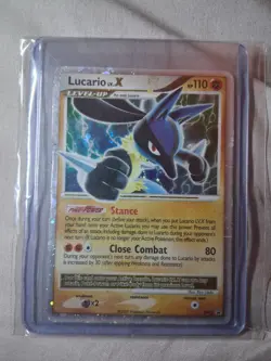 Pokemon TCG Lucario LV.X DP12 Black Star Promo 2007 Holo Rare Card - Image 1