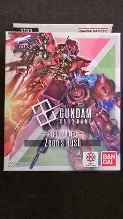 Gundam Card Game Starter Deck - Zeon's Rush (ST03) - 50 Cards - Image 1