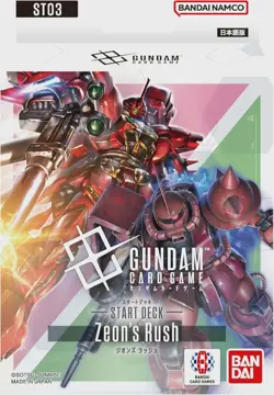 Gundam Card Game Starter Deck - Zeon's Rush (ST03) - 50 Cards - Image 1