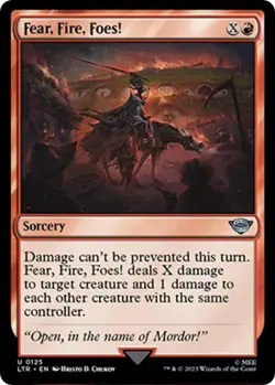 Fear, Fire, Foes! 0125 MTG LTR Uncommon NP - Image 1