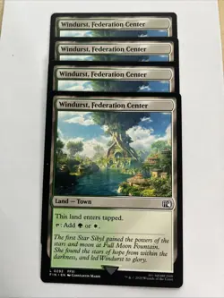 Windhurst, Federation Center X 4 Final Fantasy MTG - Image 1