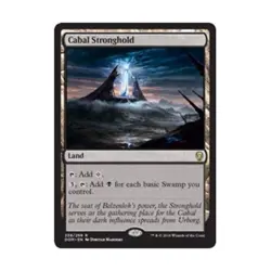 WOTC MtG Dominaria Cabal Stronghold (R) NM - Image 1