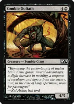 Zombie Goliath -Foil Light Play MTG Magic 2012 Core Set - Image 1
