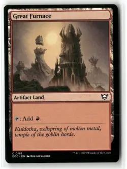 Great Furnace Commander: Edge of Eternities MAGIC MTG NM - Image 1