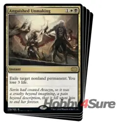 Anguished Unmaking X4 M/NM Magic: The Gathering MTG Double Masters 2022 - Image 1