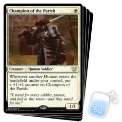 CHAMPION OF THE PARISH X4 Mystery Booster/the List Magic MTG MINT CARD - Image 1