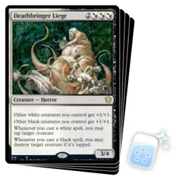 DEATHBRINGER LIEGE X4 Commander 2021 Magic MTG MINT CARD - Image 1