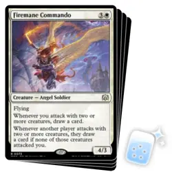 FIREMANE COMMANDO X4 March Of The Machine: Commander Magic MTG MINT CARD - Image 1