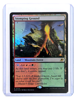 Stomping Ground R 0258 FOIL MTG Edge Of Eternities EOE EN NM/M - Image 3