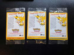 10 x Sealed Sets of 3 Pokemon Movie Promo Legendary Birds - Image 1