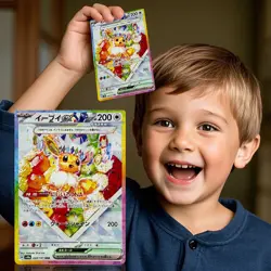 Pokemon Cards Game - Eevee Ex SAR 224/187 Sv8a Terastal Festival Ex Japanese - Image 3