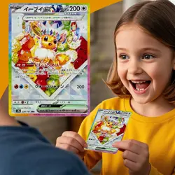 Pokemon Cards Game - Eevee Ex SAR 224/187 Sv8a Terastal Festival Ex Japanese - Image 4