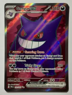 Gengar EX 193/162 (NM) Full Art Scarlet & Violet: Temporal Forces 2024 Pokemon - Image 1